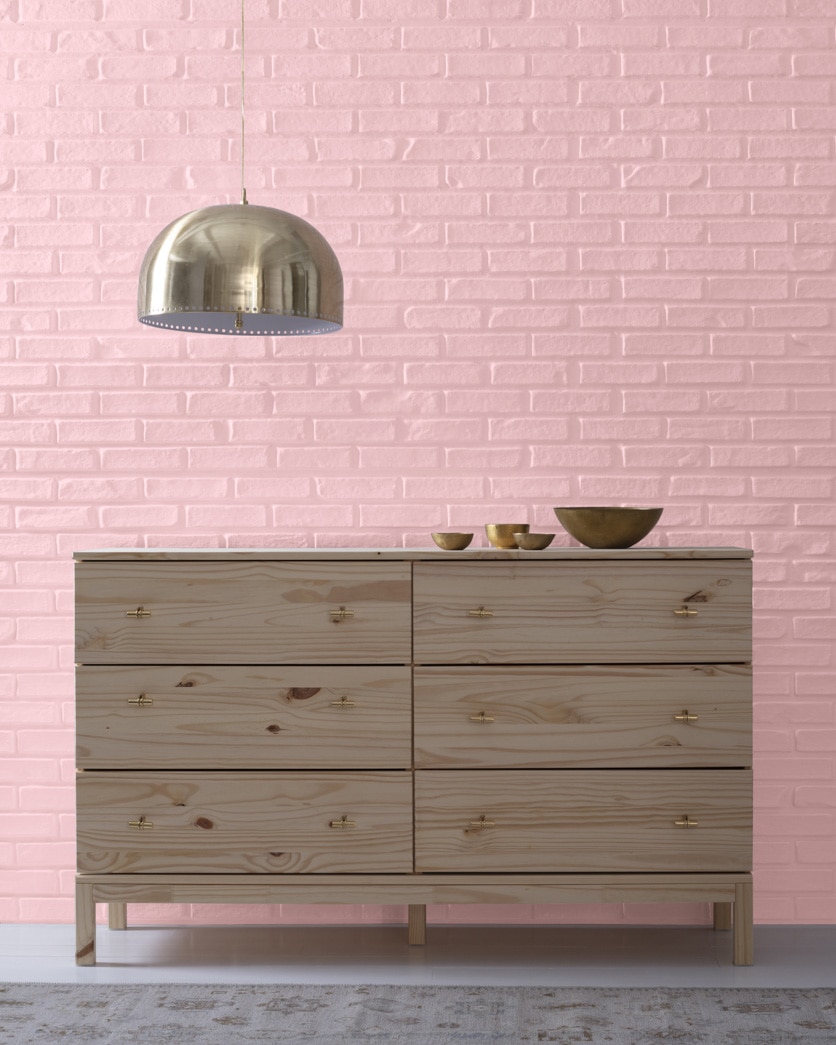 Painted wall in Pastel Pink 2007-60