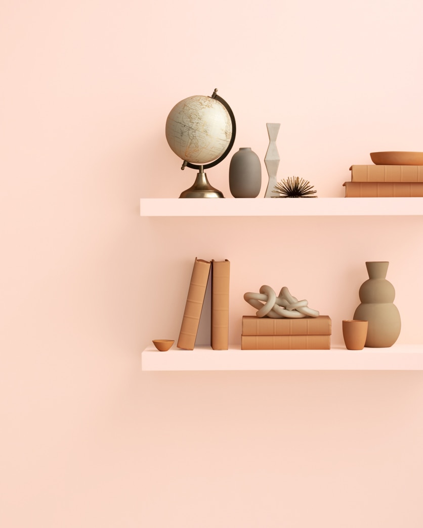 Painted wall in Peach Cloud 2169-60