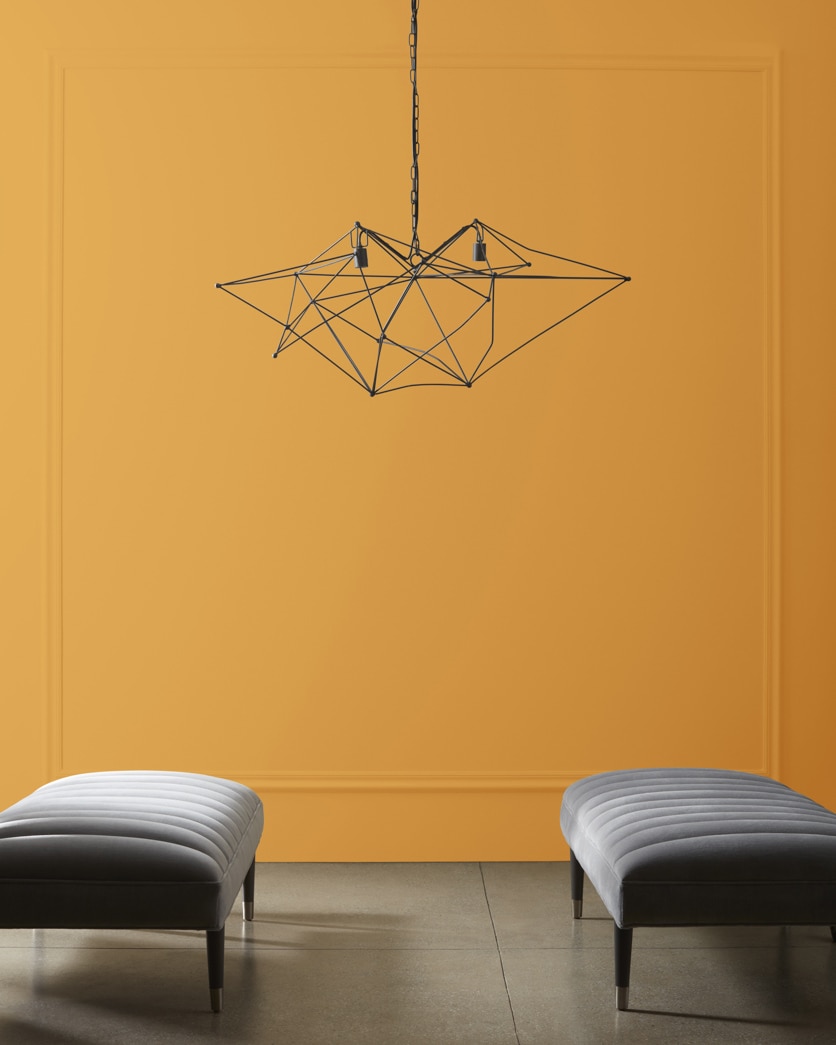 Painted wall in Peanut Butter 2159-20