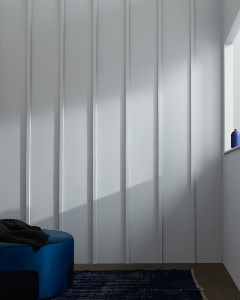 Painted wall in Pelican Gray 1612