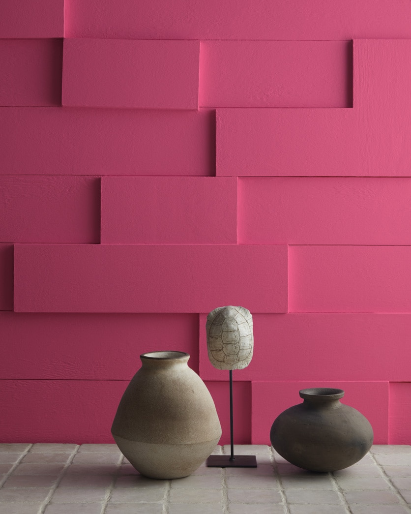 Painted wall in Pink Corsage 1349