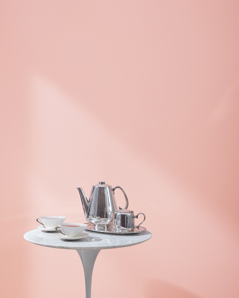 Painted wall in Pink Hibiscus 2172-60