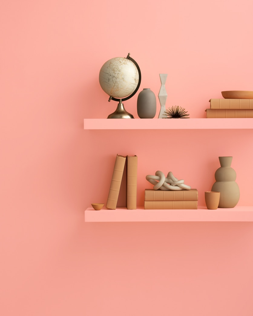 Painted wall in Pink Paradise 003