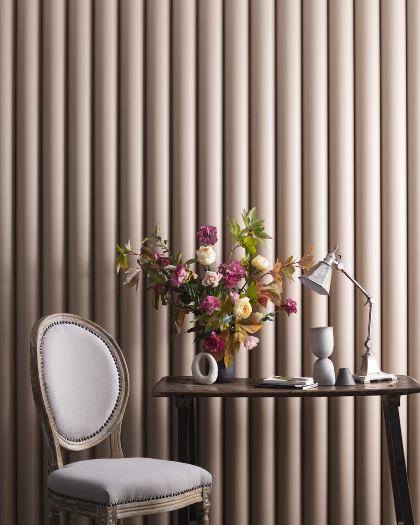 Painted wall in Pink Pebble CC-422