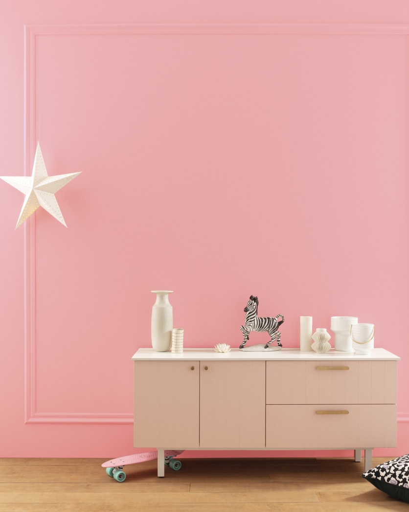 Painted wall in Pink Punch 2006-50