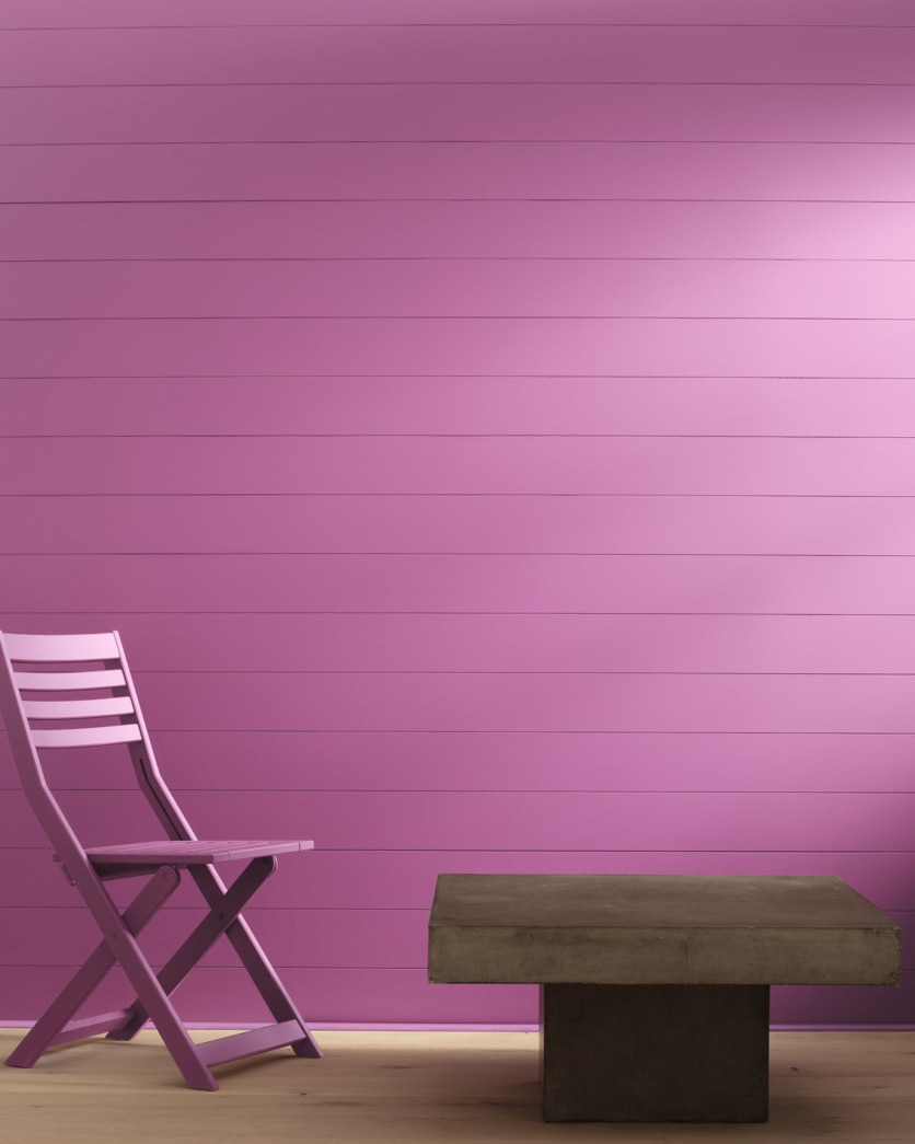 Painted wall in Pink Raspberry 2075-40