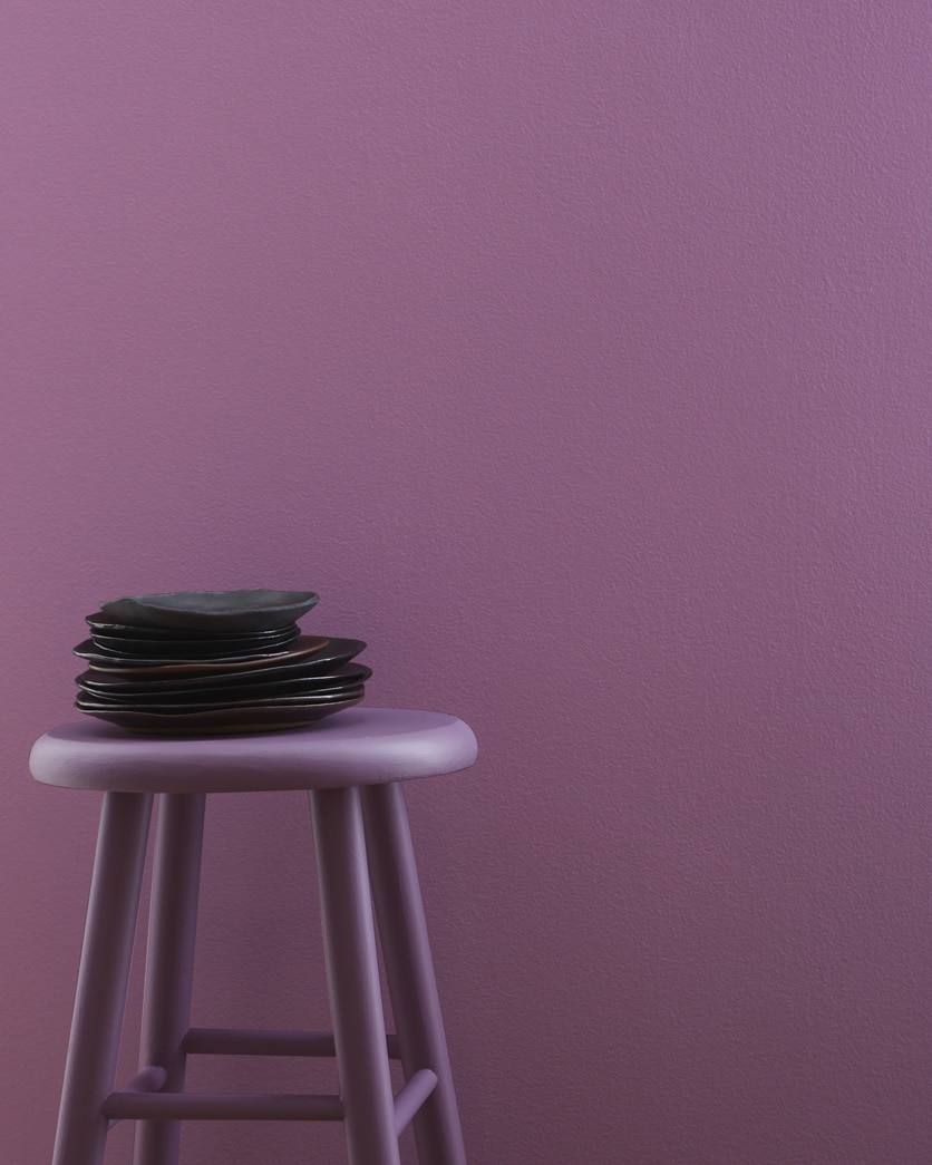 Painted wall in Plum Perfect 1371