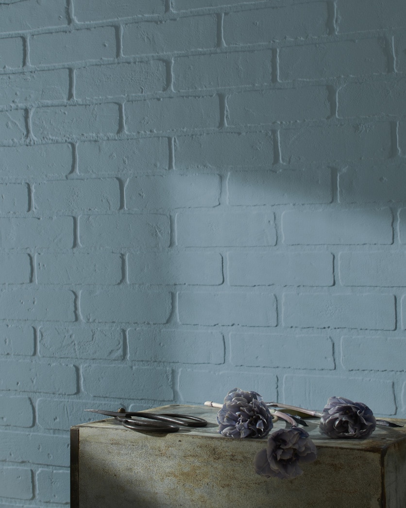 Painted wall in Polaris Blue 1649