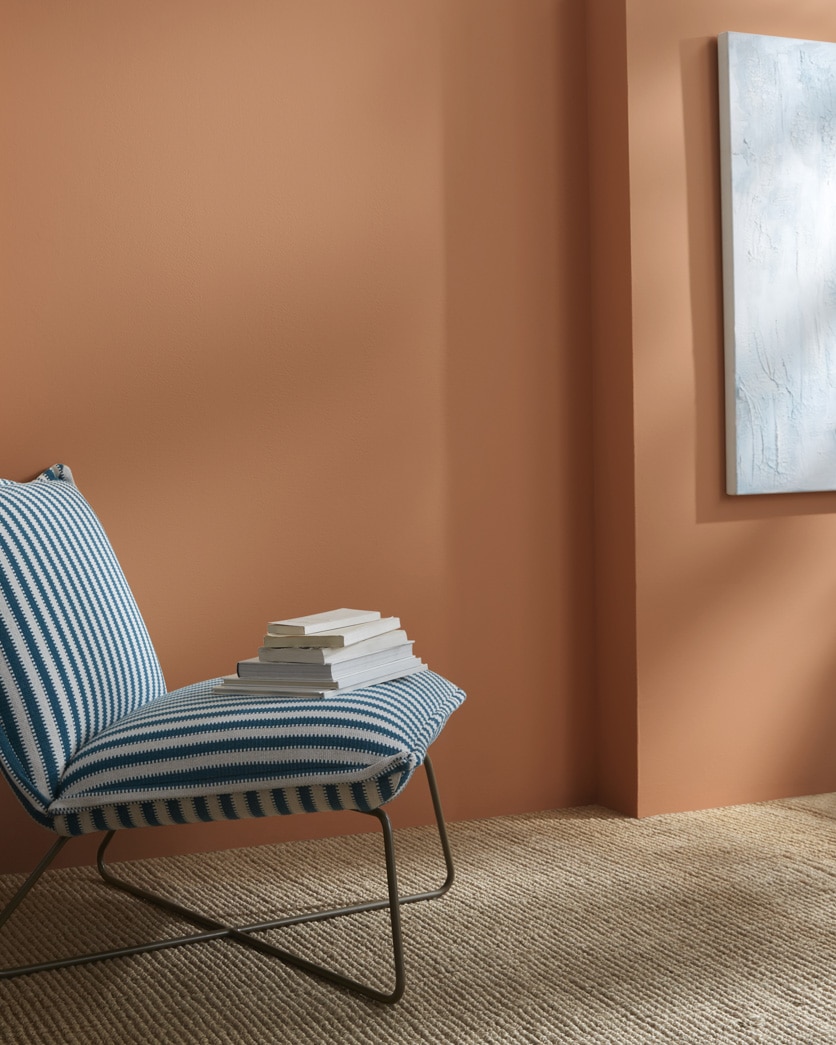 Painted wall in Potters Clay CC-360