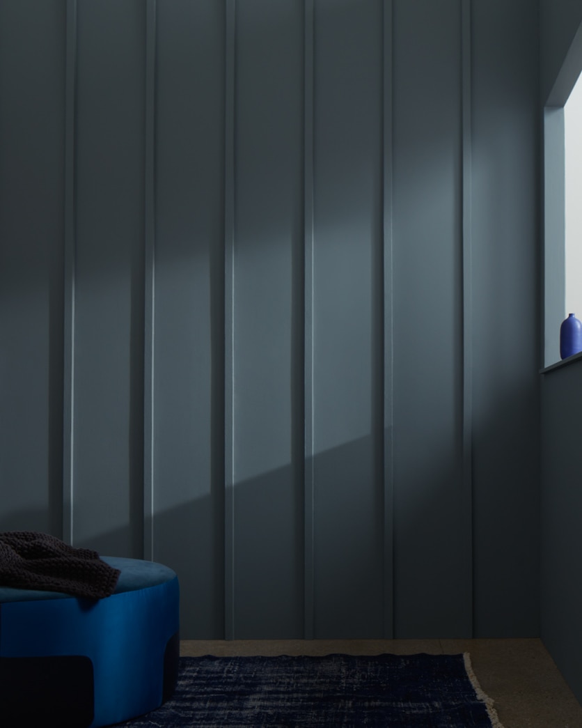 Painted wall in Powell Gray CW-665