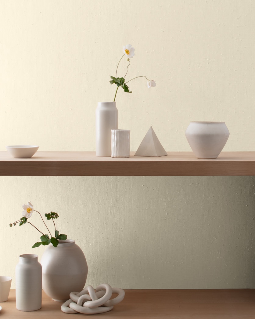 Painted wall in Prentis Cream CW-100
