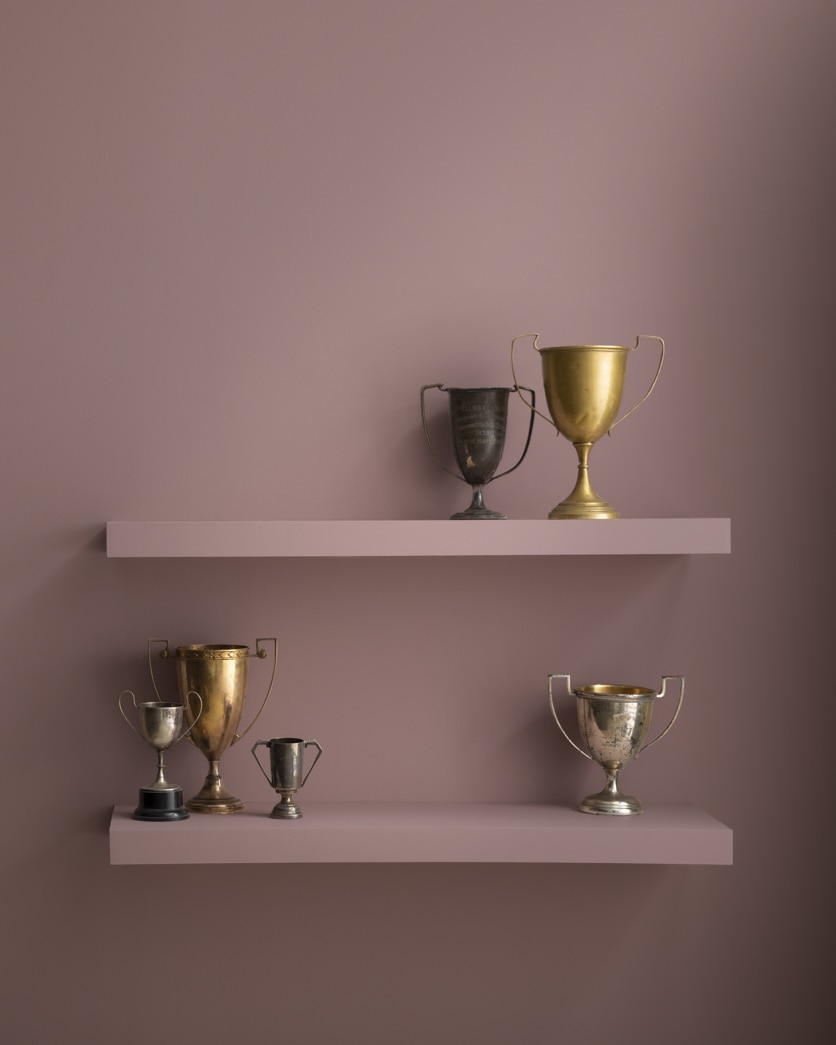 Painted wall in Quietly Violet CSP-415