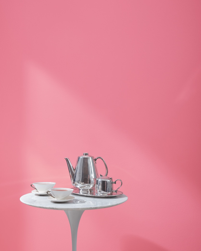Painted wall in Radiant Rose 1327
