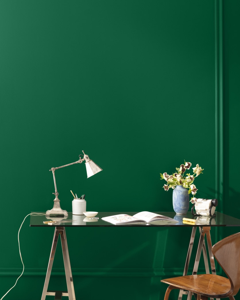 Painted wall in Rainforest Foliage 2040-10