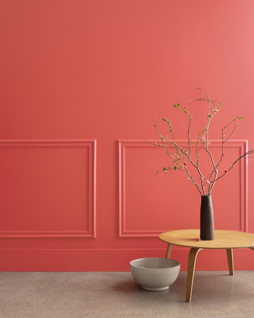 Painted wall in Raspberry Blush 2008-30