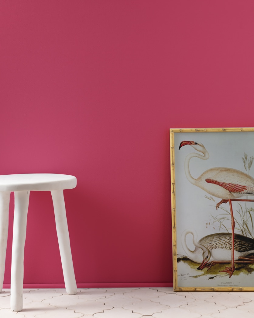 Painted wall in Raspberry Glaze 2078-20