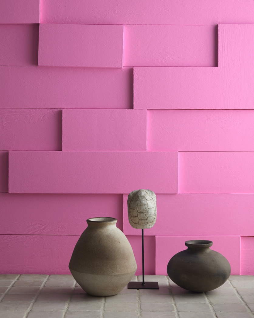 Painted wall in Raspberry Mousse 2076-40