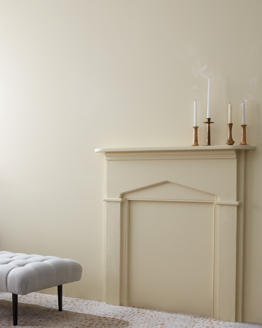 Painted wall in Revere Pewter HC-172