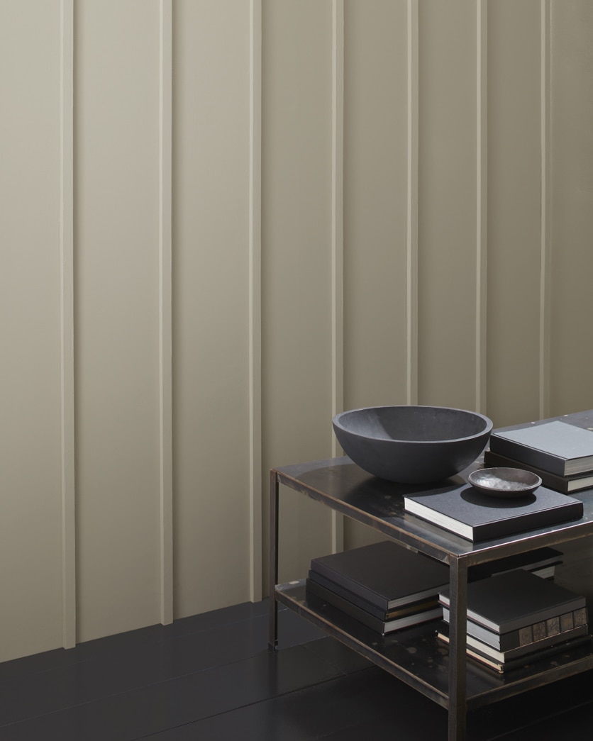 Painted wall in River Gorge Gray 1537