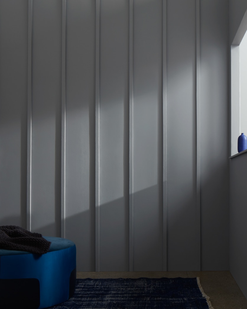 Painted wall in Rock Gray 1615