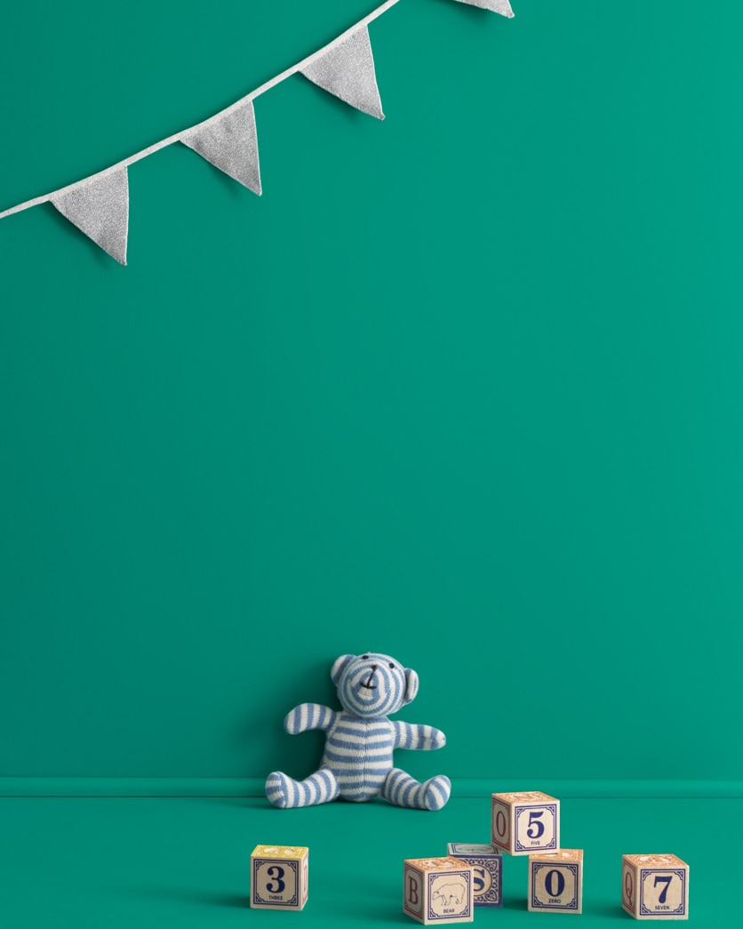 Painted wall in Rolling Hill Green 2047-30