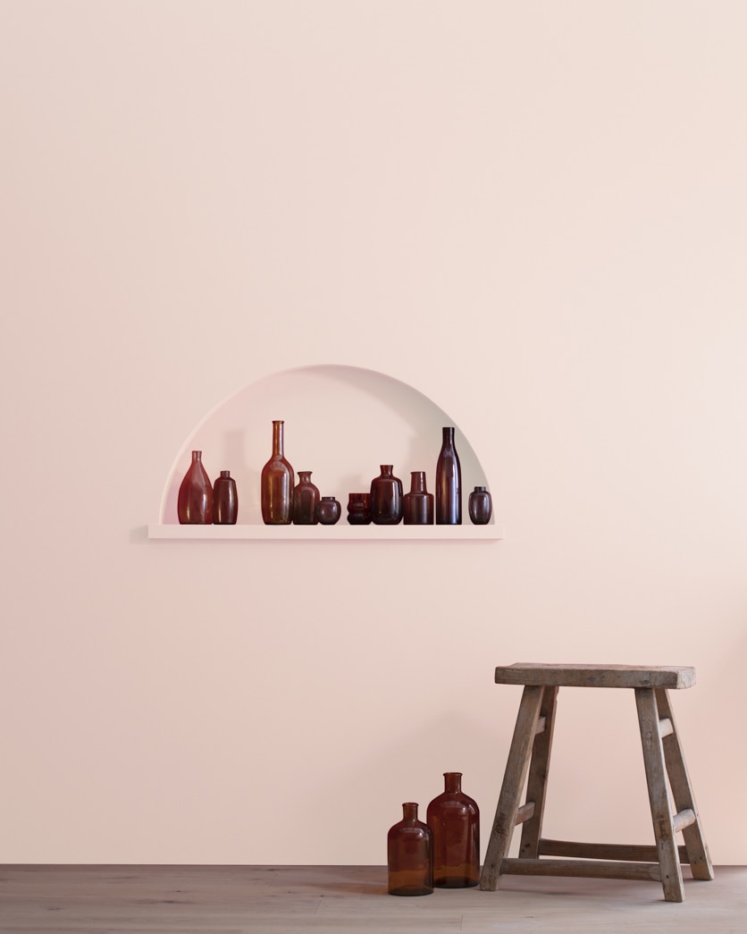 Painted wall in Rose Accent 1177