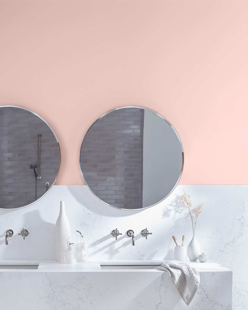 Painted wall in Rose Blush 037