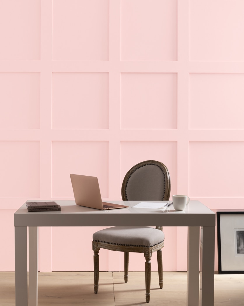Painted wall in Rose Rococo 1275