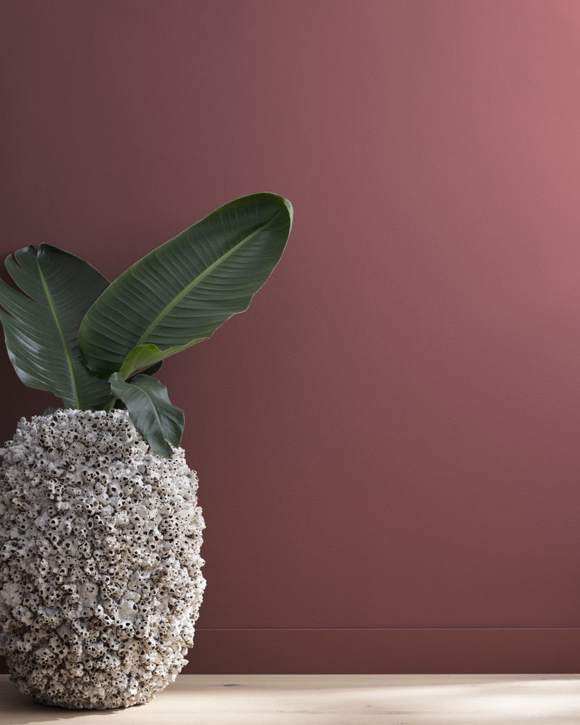 Painted wall in Ruby Dusk 1267