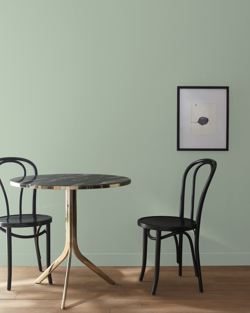 Painted wall in Sage Wisdom CSP-775