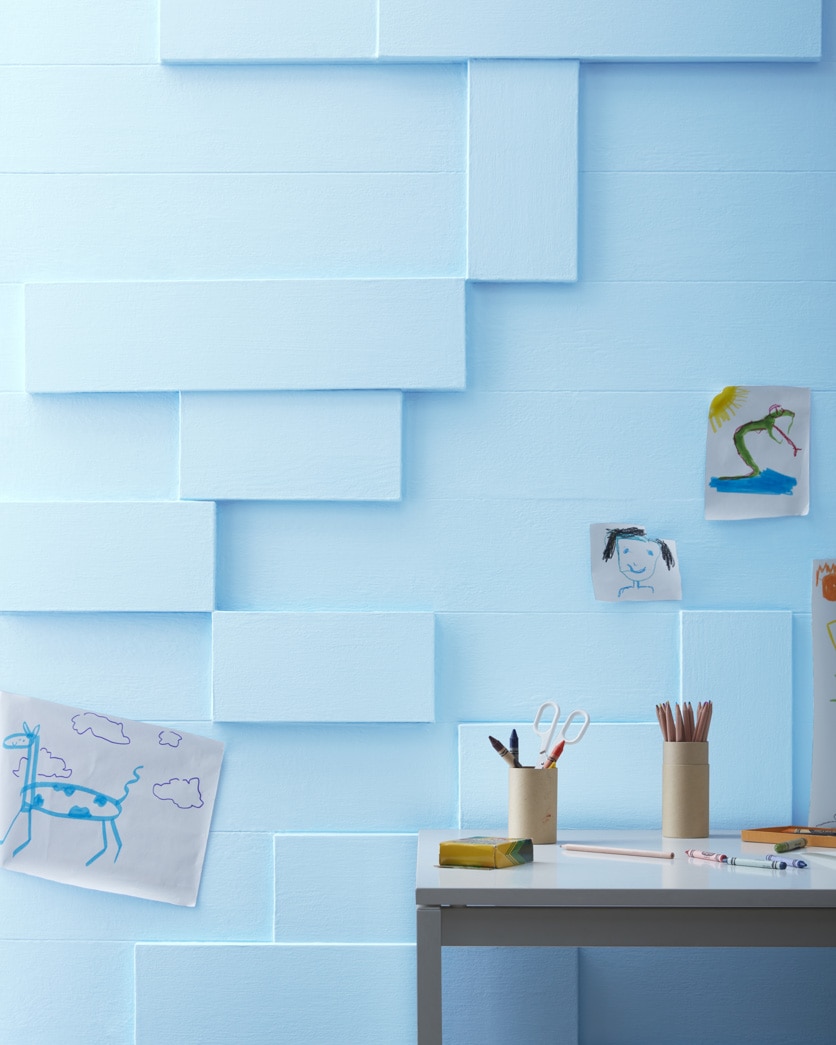 Painted wall in Sapphireberry 2063-60