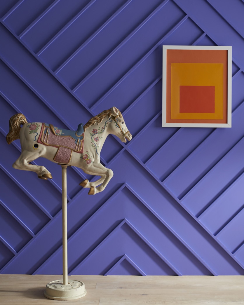 Painted wall in Scandinavian Blue 2068-30