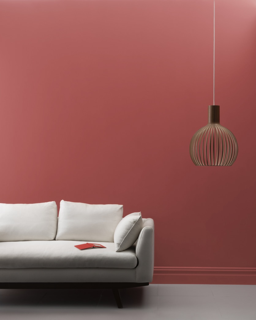 Painted wall in Segovia Red 1288