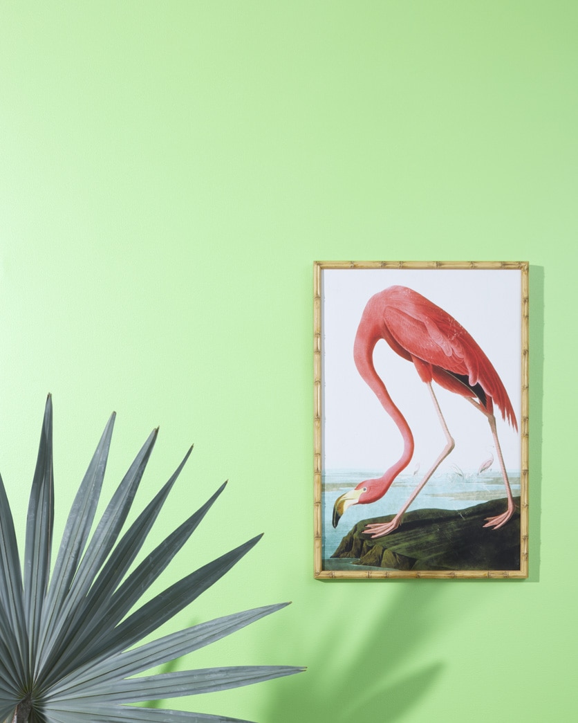 Painted wall in Shimmering Lime 2030-50