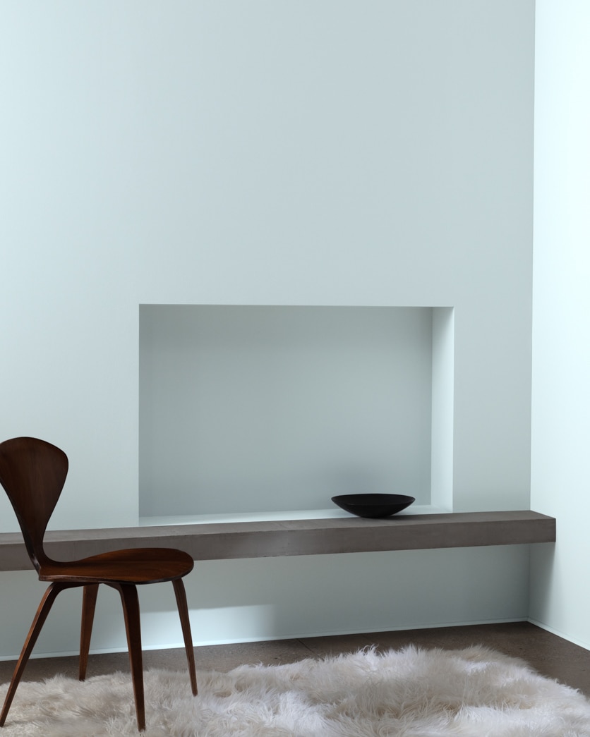 Painted wall in Silver Gray 2131-60