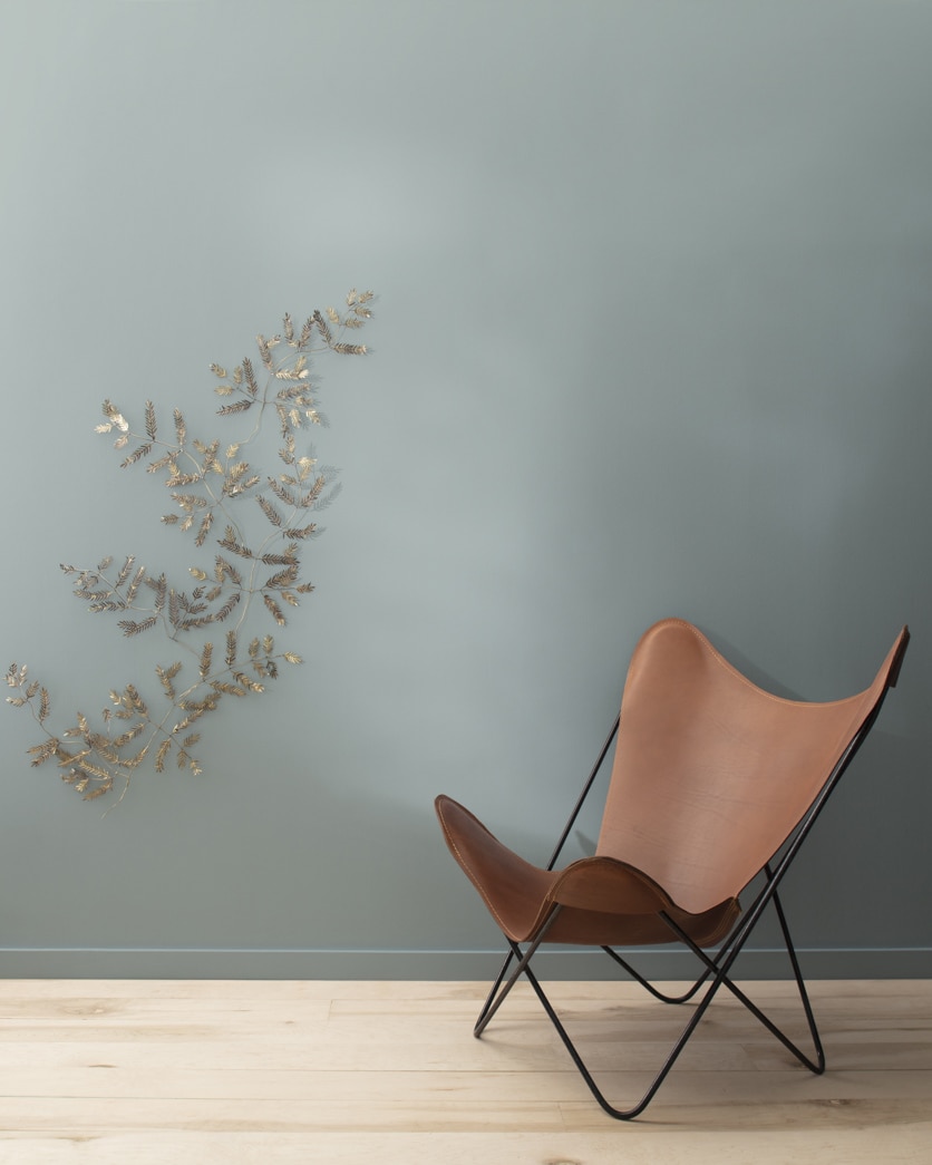 Painted wall in Silver Mink 1586
