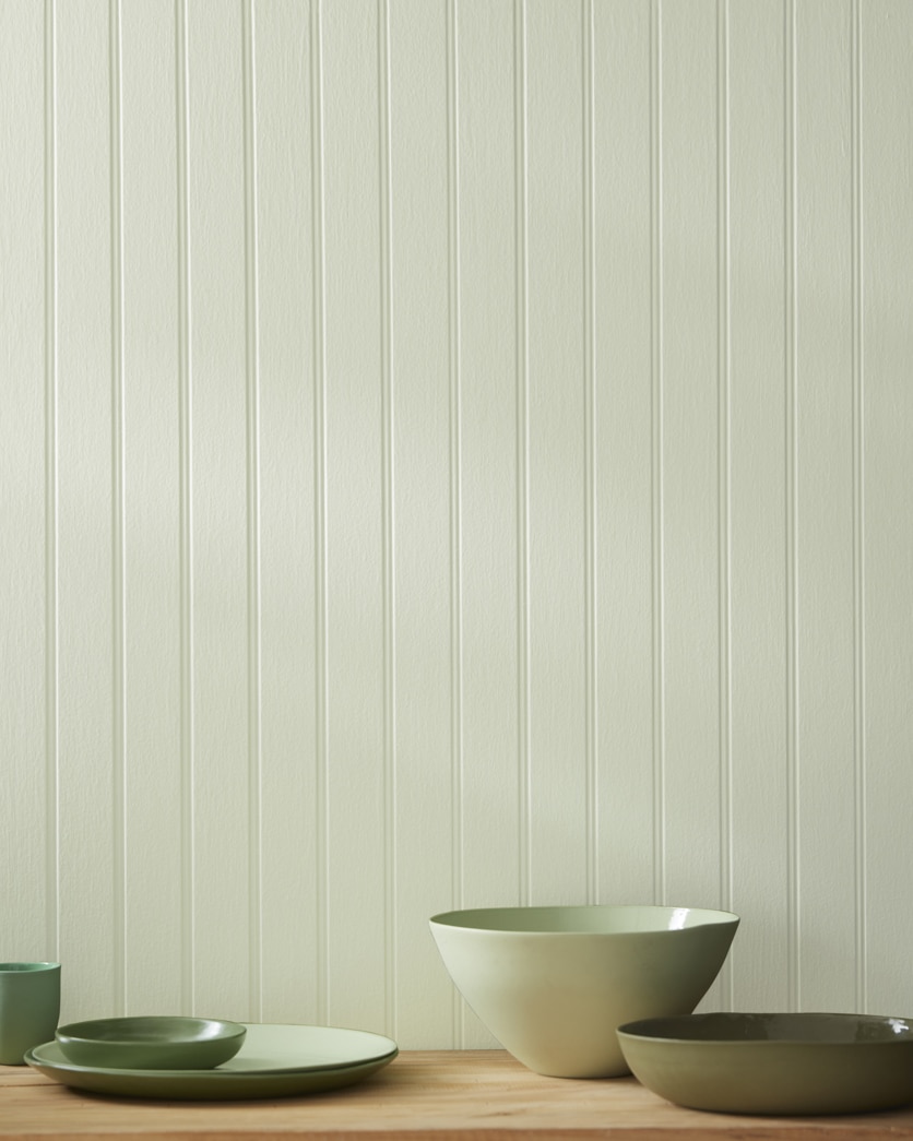Painted wall in Silver Sage 506