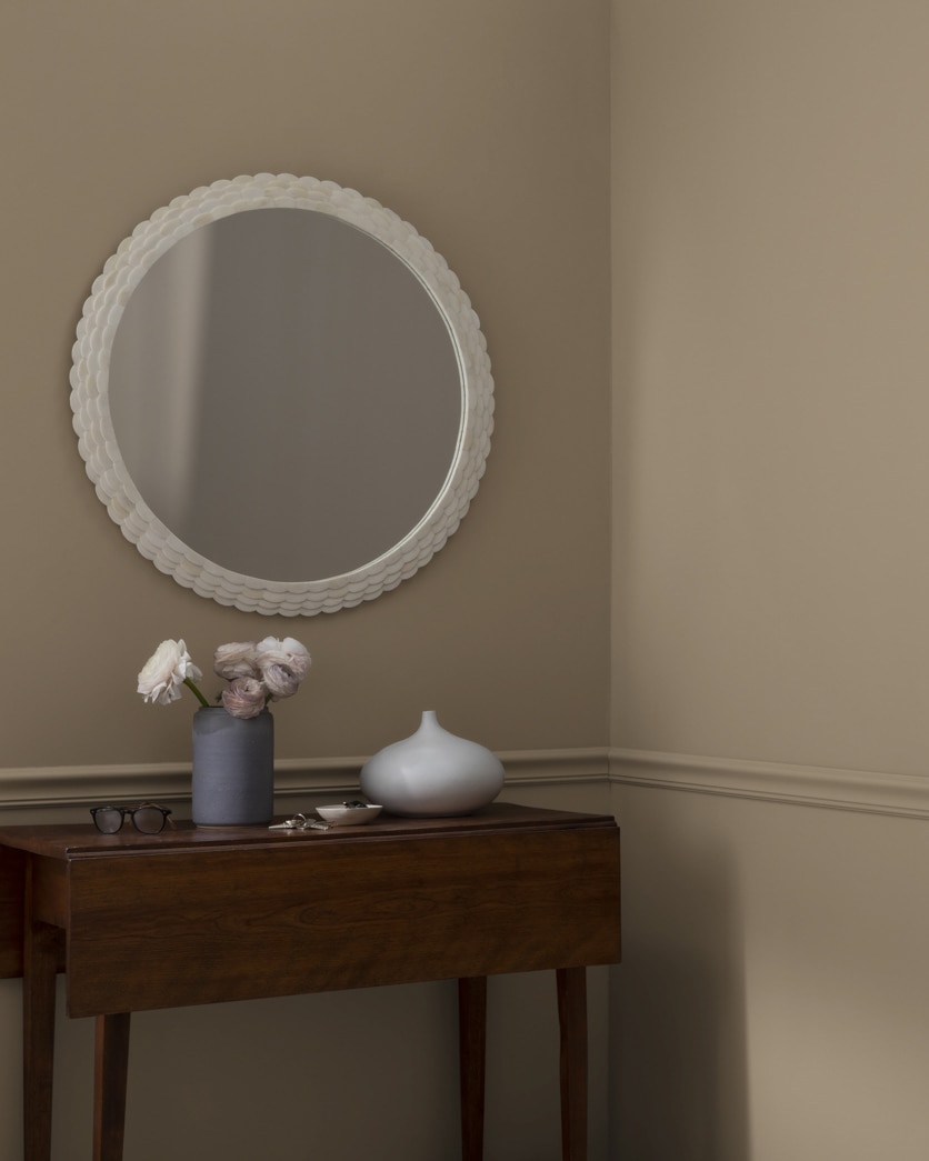 Painted wall in Smoky Ash 986