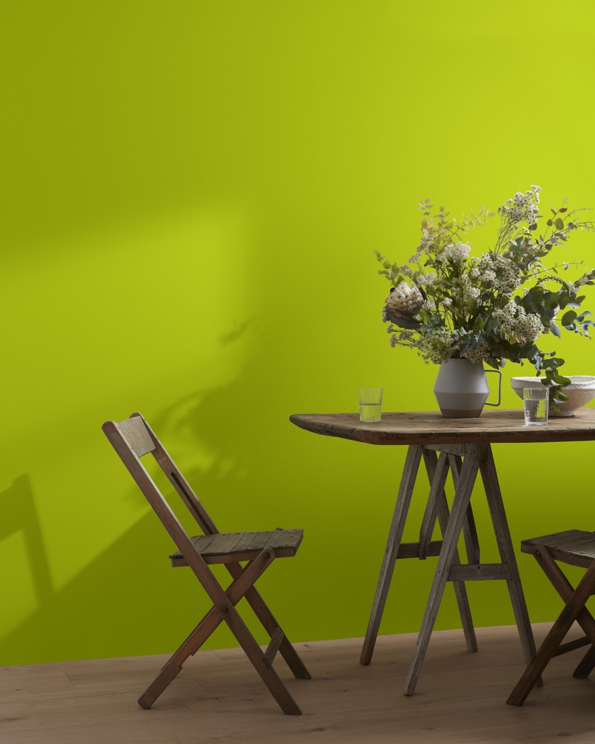 Painted wall in Spring Moss 2027-20