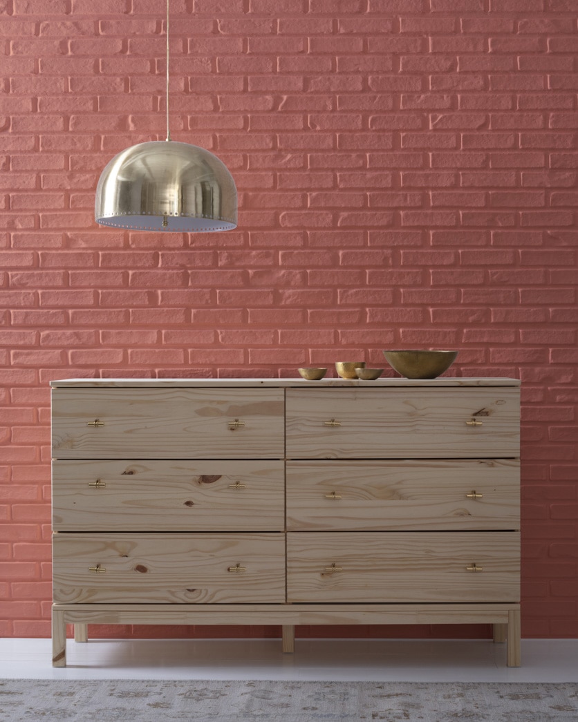 Painted wall in St. George Red CW-245