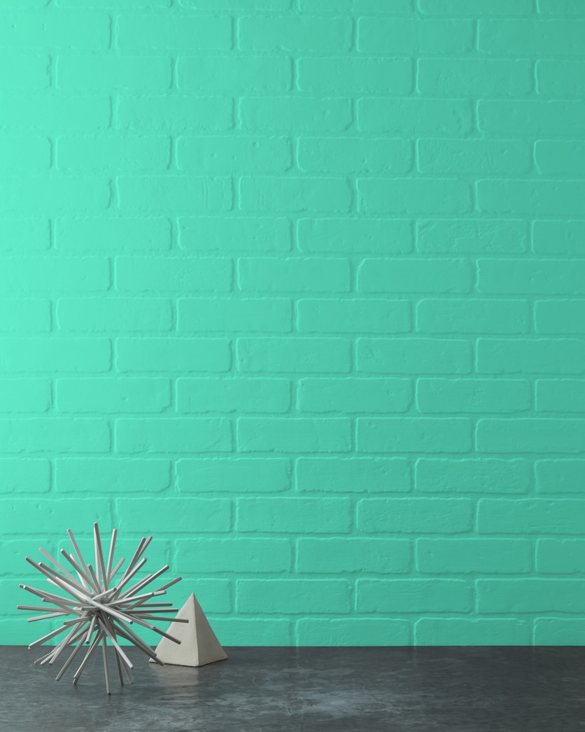 Painted wall in St. Patty's Day 614