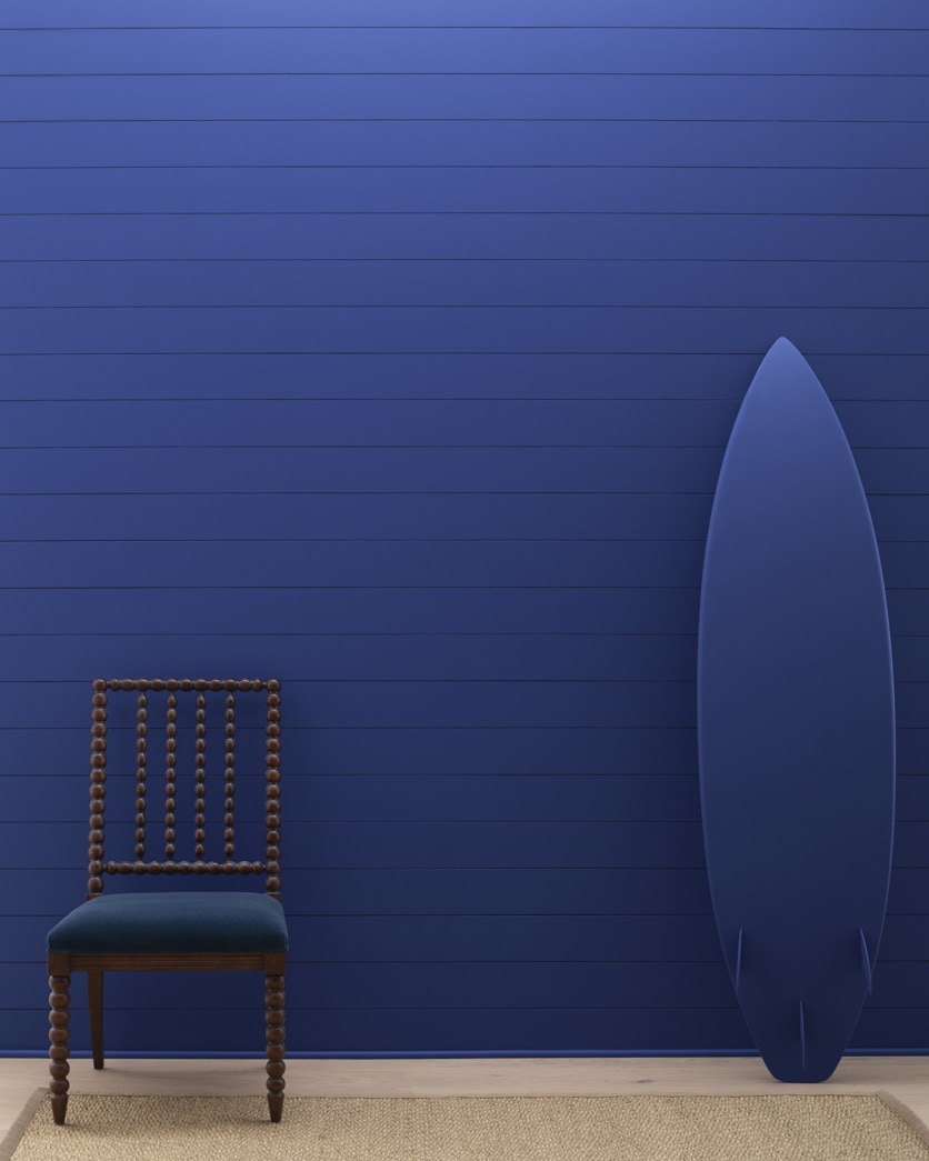 Painted wall in Starry Night Blue 2067-20
