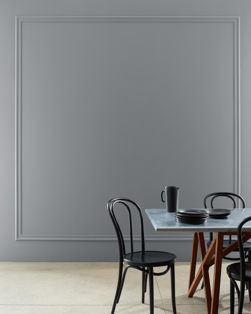 Painted wall in Steel Wool 2121-20