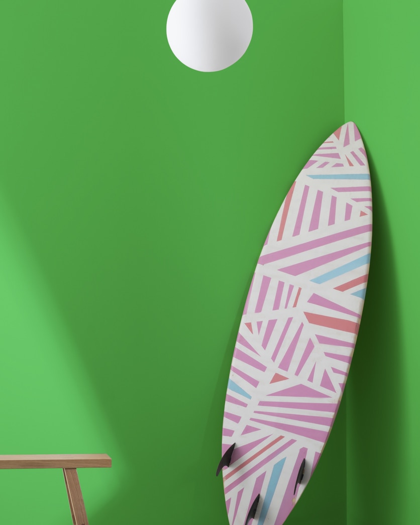 Painted wall in Sullivan Green 560
