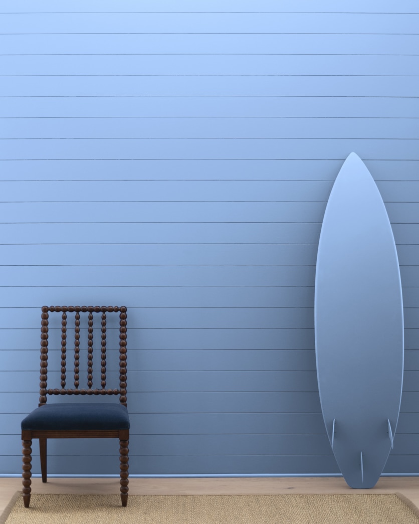 Painted wall in Summer Blue 2067-50