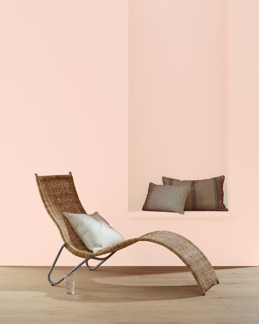 Painted wall in Sunlit Coral 2170-60