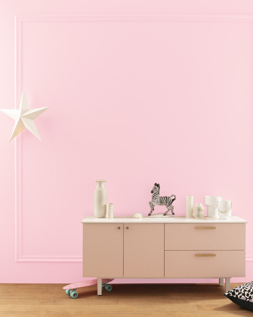 Painted wall in Sweet 16 Pink 2002-60
