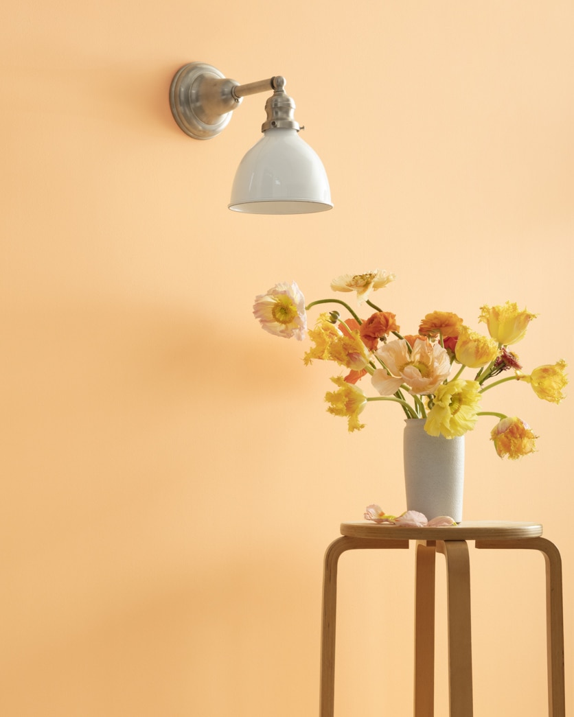 Painted wall in Sweet Melon 121