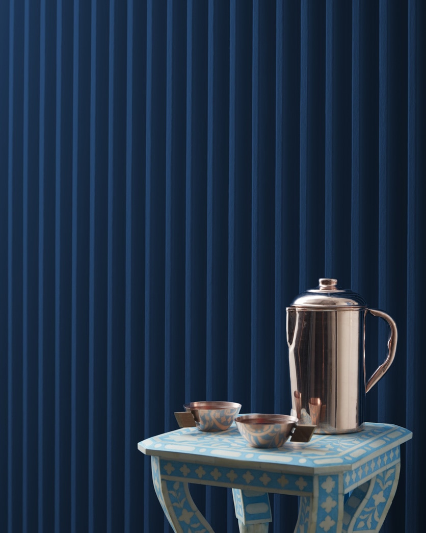 Painted wall in Symphony Blue 2060-10
