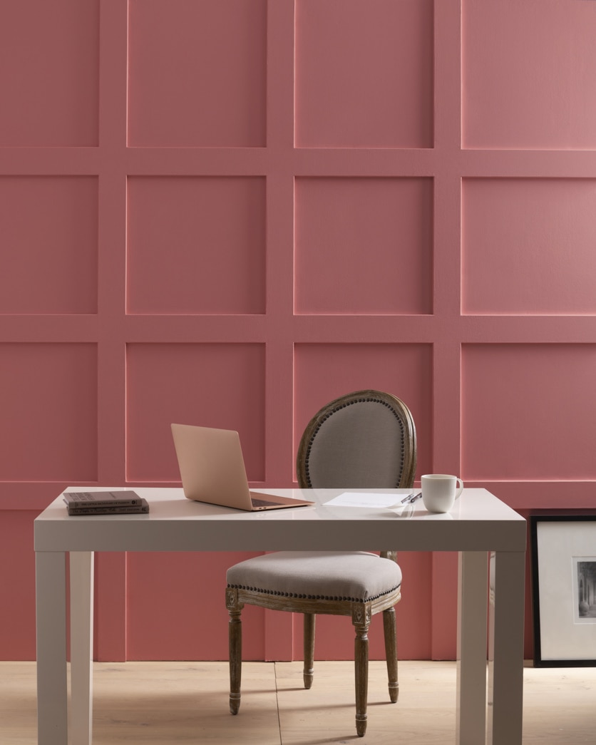 Painted wall in Tawny Port 1281